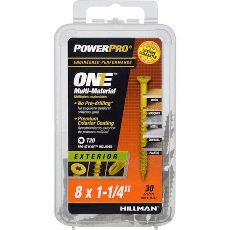 Power Pro One Deck Screw, 5 PK 116787